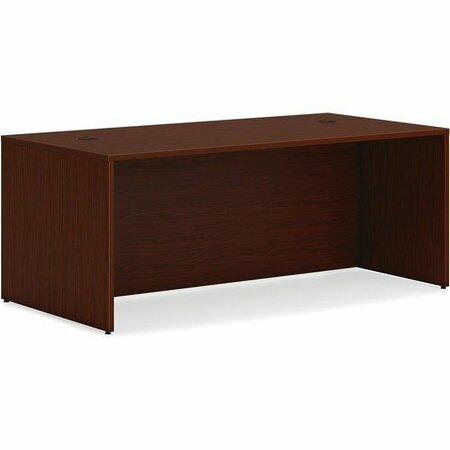 THE HON CO Desk Shell, Rectangle, 72inx36inx29in, Mahogany HONLDS7236LT1